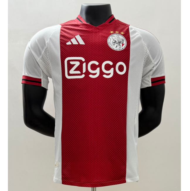 2025-26 Ajax Home Soccer Jersey Shirt Player Version