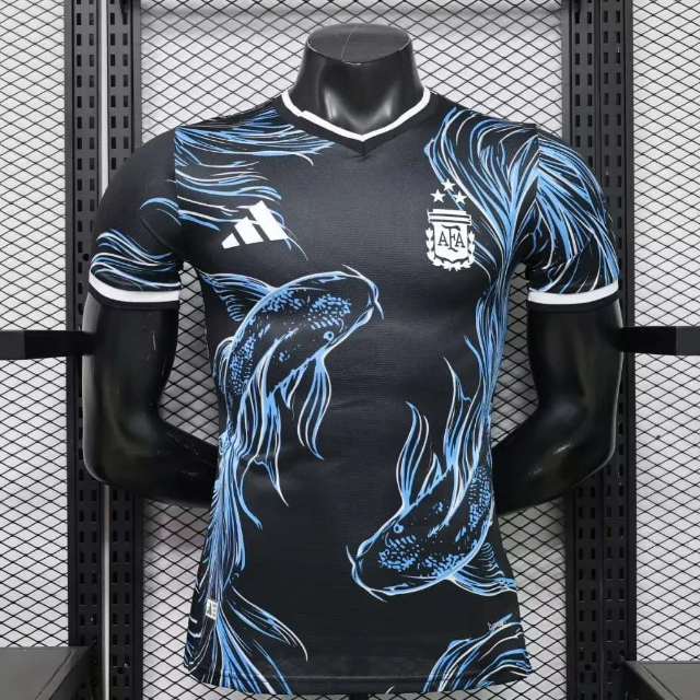 2026-27 Argentina Black Blue Special Soccer Jersey Shirt Player Version