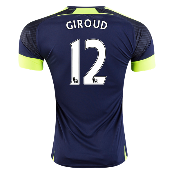 2016-17 Arsenal 12 GIROUD Third Soccer Jersey
