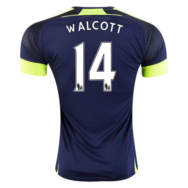 2016-17 Arsenal 14 WALCOTT Third Soccer Jersey