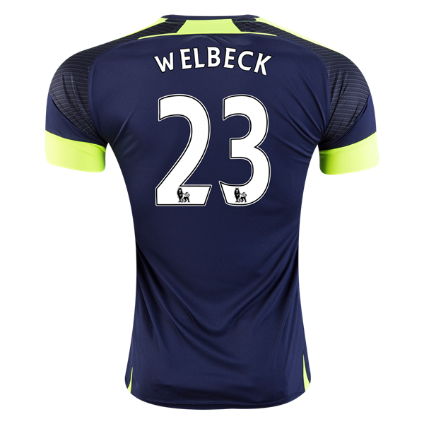 2016-17 Arsenal 23 WELBECK Third Soccer Jersey