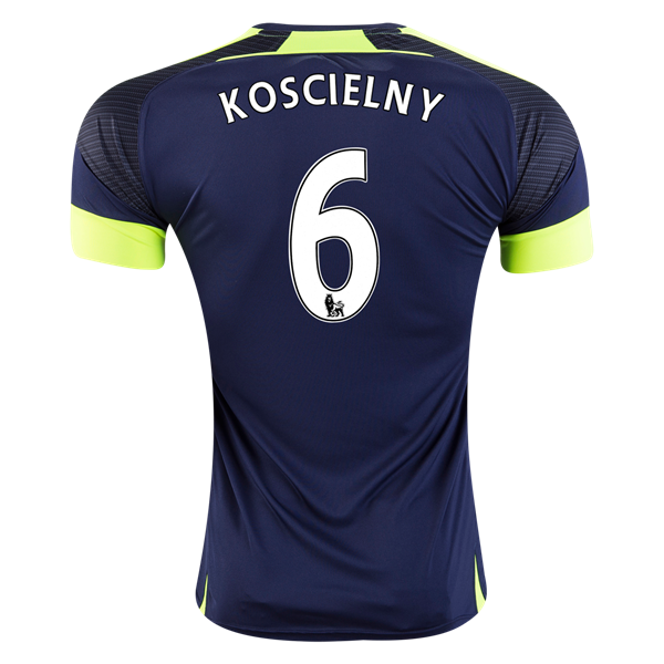2016-17 Arsenal 6 KOSCIELNY Third Soccer Jerse