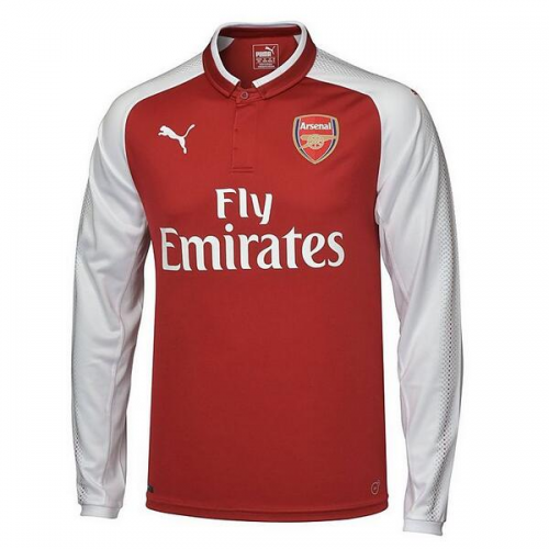 2017-18 Arsenal LS Home Soccer Jersey