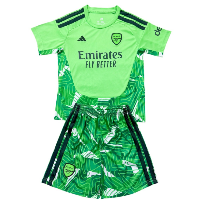 2026-27 Arsenal Men Goalkeeper Green Soccer Uniforms (Shirt+Shorts)