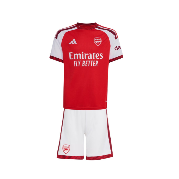 2026-27 Arsenal Home Kids Soccer Kits Shirt With Shorts