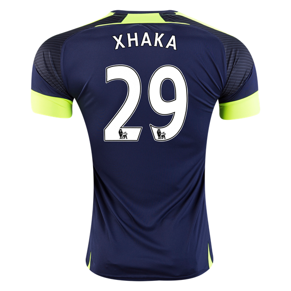 2016-17 Arsenal 29 XHAKA Third Soccer Jersey
