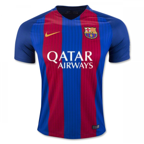 2016-17 Barcelona Home Soccer Jersey