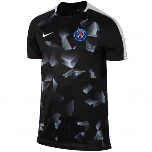 2017-18 PSG Black&White Pre-Match Training Shirt