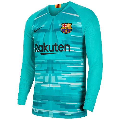 barcelona blue jersey long sleeve