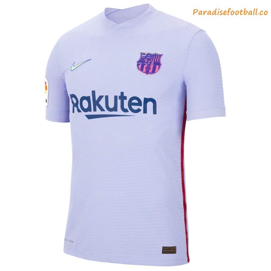 2021-22 Barcelona Away Soccer Jersey Shirt Player Version - Click Image to Close