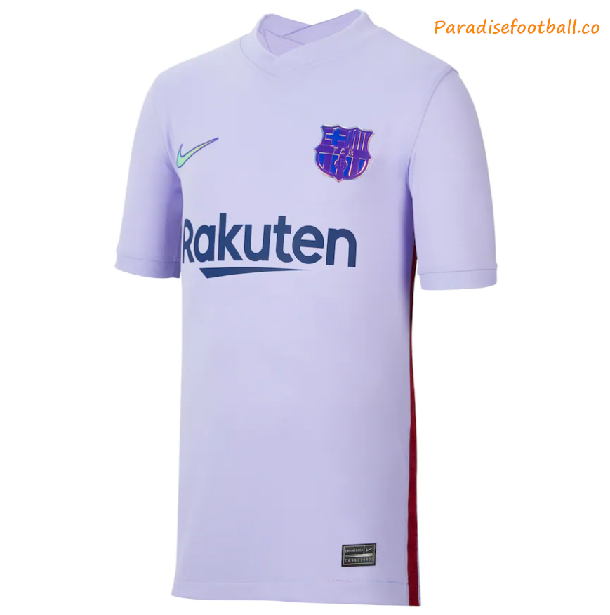2021-22 Barcelona Away Soccer Jersey Shirt - Click Image to Close