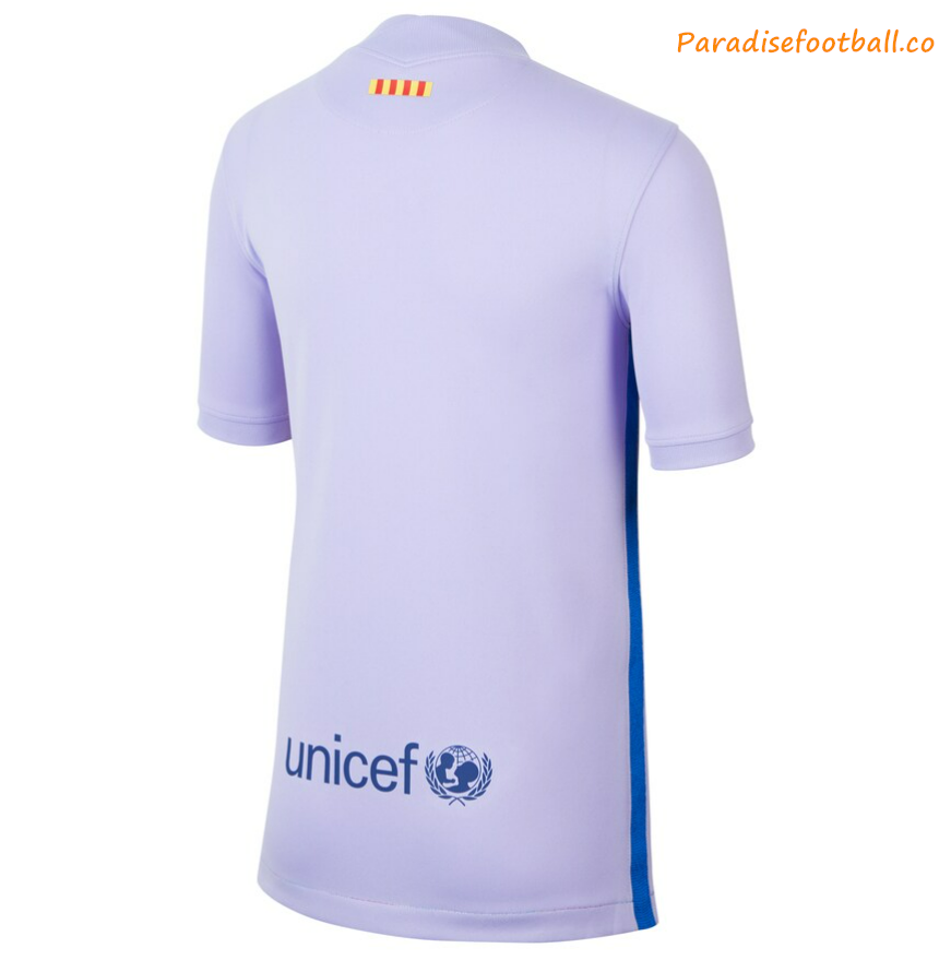 2021-22 Barcelona Away Soccer Jersey Shirt - Click Image to Close