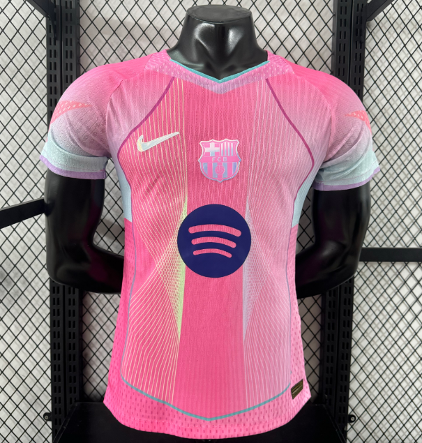 2025-26 Barcelona Pink Special Soccer Jersey Shirt Player Version
