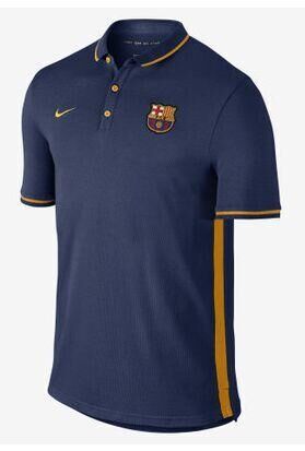 2015-16 Barcelona Navy Polo