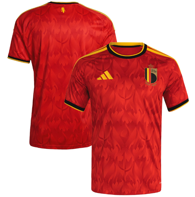 2026 World Cup Belgium Home Soccer Jersey Shirt
