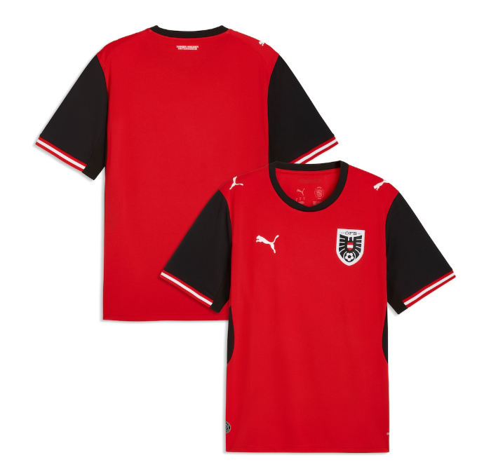 2026 FIFA World Cup Austria Home Soccer Jersey Shirt