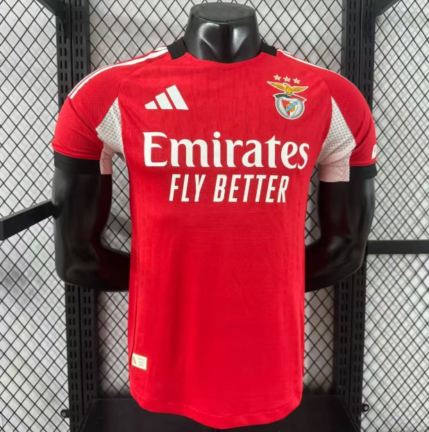 2025-26 Benfica Home Soccer Jersey Shirt Player Version