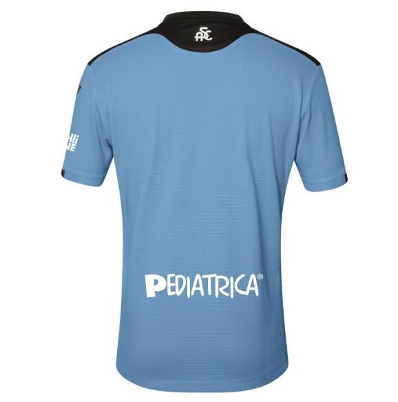 2020-21 Spezia Calcio Third Away Blue Soccer Jersey Shirt - Click Image to Close