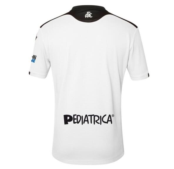 2020-21 Spezia Calcio Home White Soccer Jersey Shirt - Click Image to Close