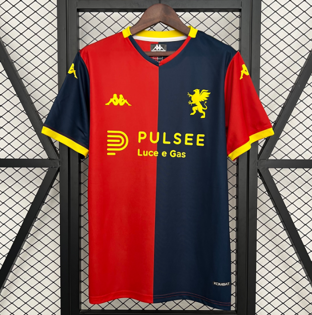 2025-26 Genoa C.F.C. Home Soccer Jersey Shirt