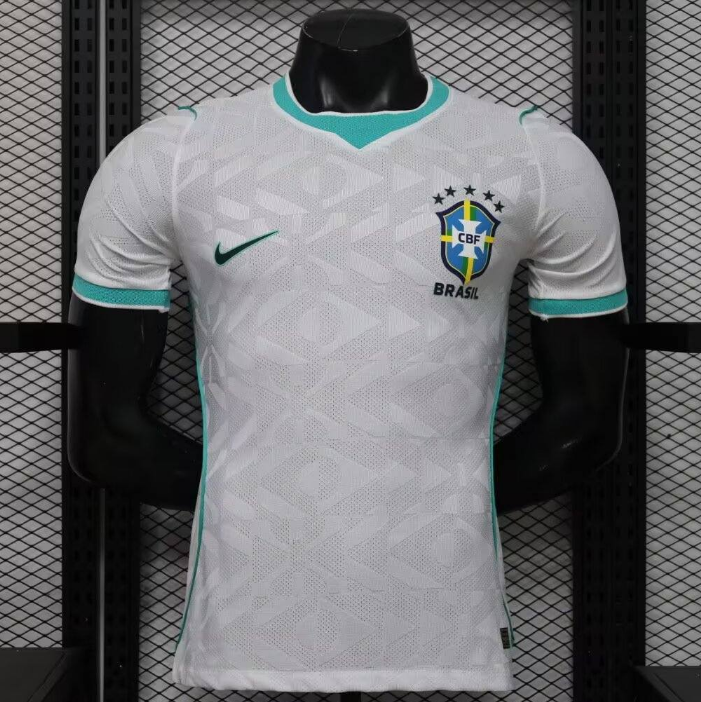 2026-27 Brazil White Blue Special Soccer Jersey Shirt Player Version
