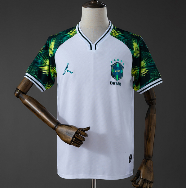 2026-27 Brazil White Aj Special Soccer Jersey Shirt