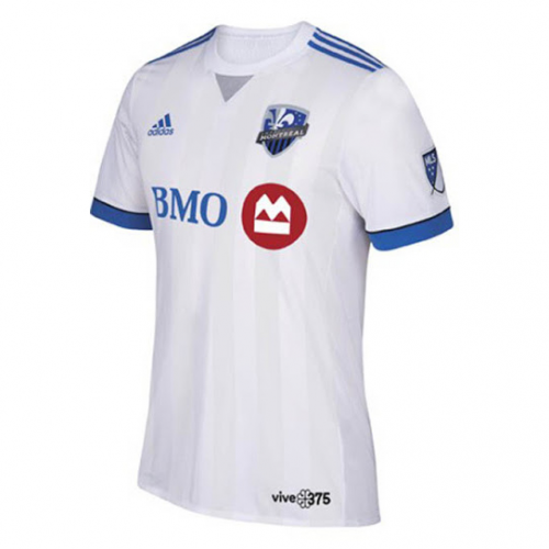 2017-18 Montreal Impact White Away Soccer Jersey
