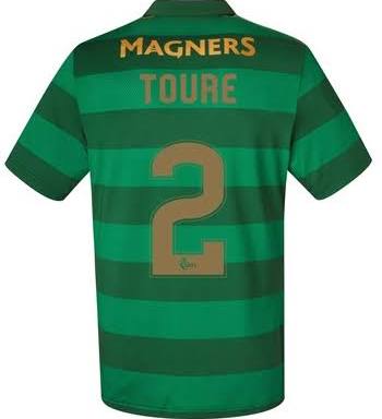2017-18 Celtic Toure #2 Away Soccer Shirt
