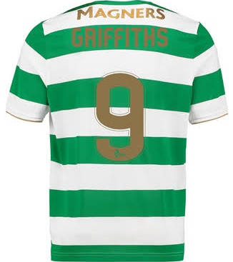 2017-18 Celtic Griffiths #9 Home Soccer Shirt