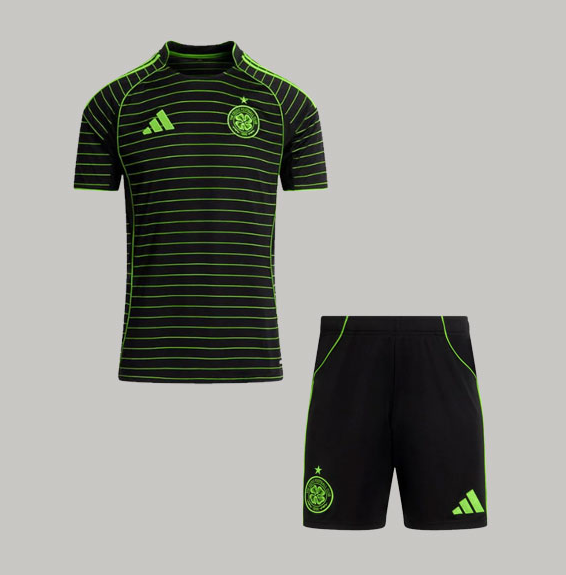2025-26 Celtic Kids Away Soccer Kits Shirt With Shorts