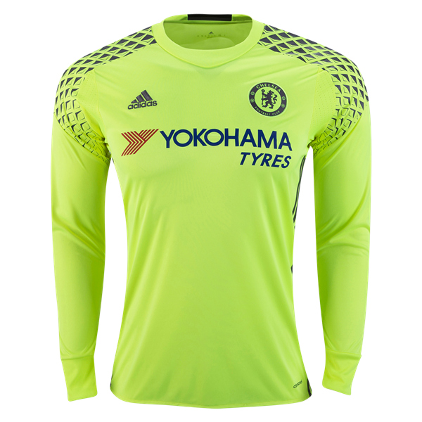 2016-17 Chelsea Garish Yellow LS Goalkeeper Jersey