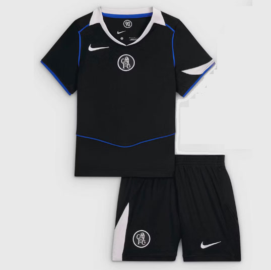 2025-26 Chelsea Third Kids Soccer Kits Shirt with Shorts