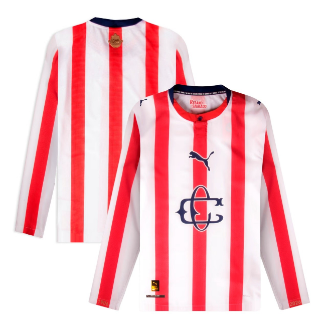 2026 Chivas 120th Anniversary Long Sleeve Soccer Jersey Shirt
