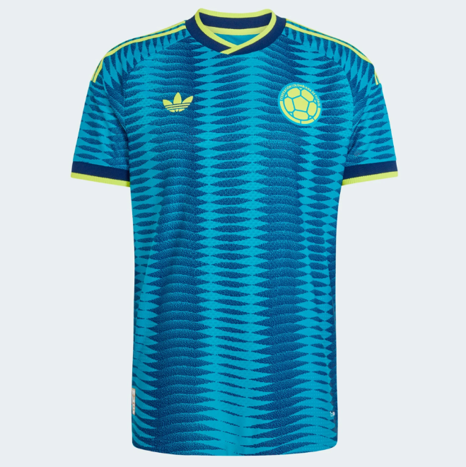 2026 FIFA World Cup Colombia Away Soccer Jersey Shirt Authentic Version