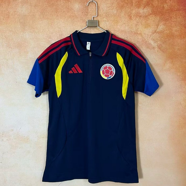 2026-27 Colombia Navy Polo Shirt