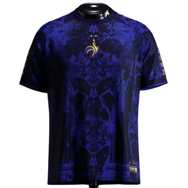 2026-27 France Royal Blue Special Soccer Jersey Shirt