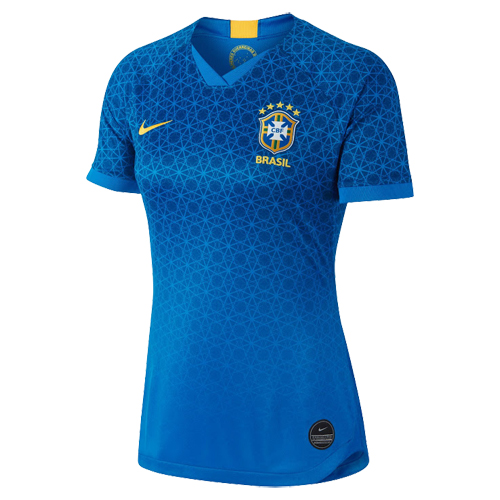 2019 Brazil Women Away Soccer Jersey Shirt