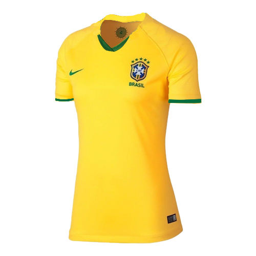 2019 World Cup Brazil Women Home Soccer Jersey Shirt