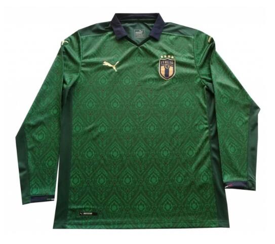 2020 EURO Italy LS Third Away Soccer Jersey Shirt