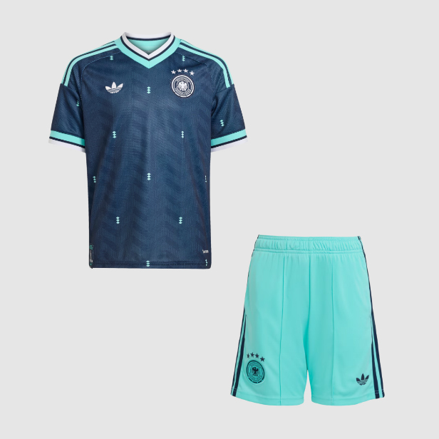 2026 FIFA World Cup Germany Away Kids Soccer Kits Shirt With Shorts