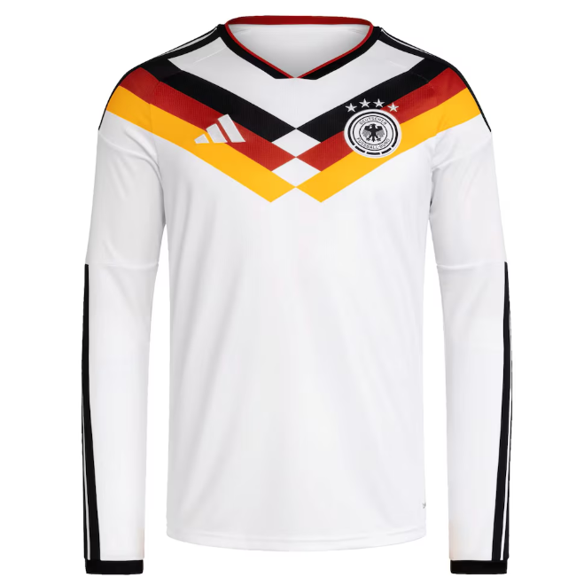2026 FIFA World Cup Germany Home Long Sleeve Soccer Jersey Shirt