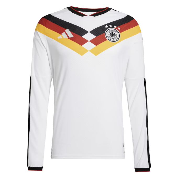 2026 FIFA World Cup Germany Home Long Sleeve Soccer Jersey Shirt Authentic Version