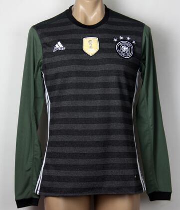2016 Euro Germany LS Away Soccer Jersey