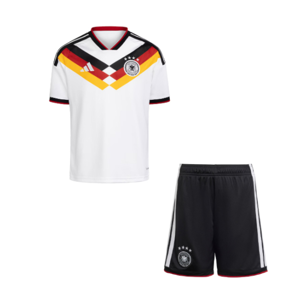 2026 FIFA World Cup Germany Home Kids Soccer Kits Shirt With Shorts