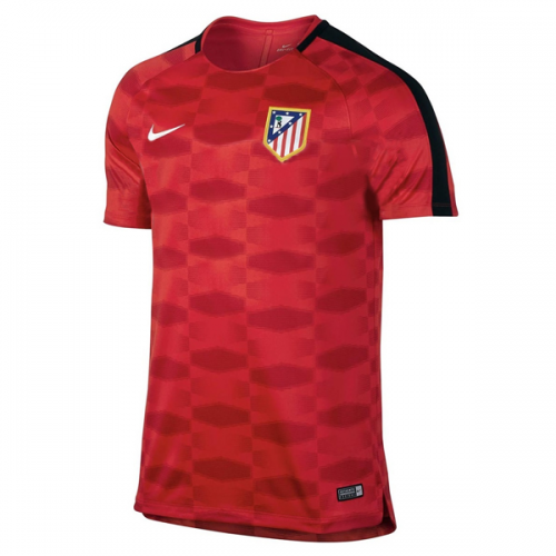 2017-18 Atletico Madrid Red Training Shirt