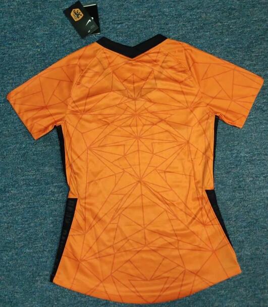 2020 Euro Netherlands Women's Home Soccer Jersey Shirt - Click Image to Close