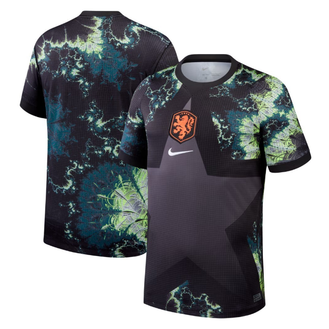2026 FIFA World Cup Netherlands Goalkeeper Black Soccer Jersey Shirt