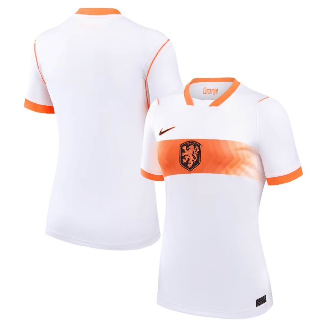 2026 FIFA World Cup Netherlands Away Women Soccer Jersey Shirt