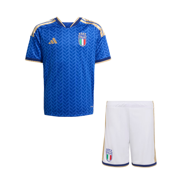 2026 FIFA World Cup Italy Home Kids Soccer Kits Shirt With Shorts