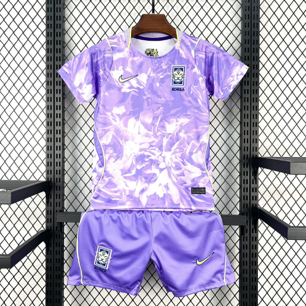 2026 FIFA World Cup Korea Away Kids Soccer Kits Shirt with Shorts